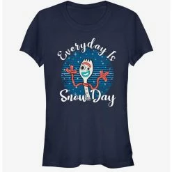 Coupon ✨ Disney Pixar Toy Story Forky Snow Day 👍 Girls T-Shirt ⭐