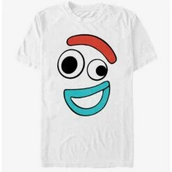 Outlet 😀 Disney Pixar Toy Story Big Face Smiling Forky T-Shirt ✨