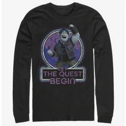 Hot Sale ❤️ Disney Pixar Onward Begin Quest Long-Sleeve T-Shirt 🎉