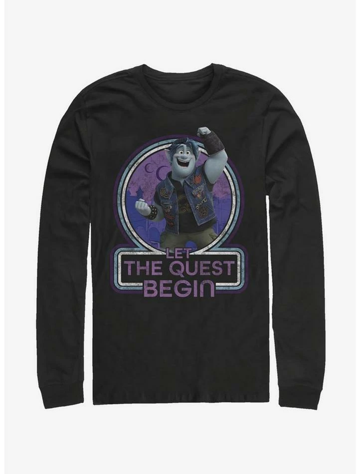 Hot Sale ❤️ Disney Pixar Onward Begin Quest Long-Sleeve T-Shirt 🎉 1 Hot Sale ❤️ Disney Pixar Onward Begin Quest Long-Sleeve T-Shirt 🎉
