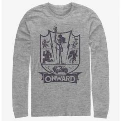 Promo 🌟 Disney Pixar Onward Char Badge Long-Sleeve T-Shirt ✨