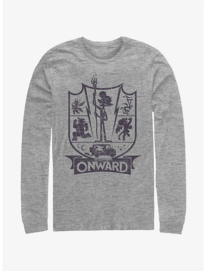 Promo 🌟 Disney Pixar Onward Char Badge Long-Sleeve T-Shirt ✨ 1 Promo 🌟 Disney Pixar Onward Char Badge Long-Sleeve T-Shirt ✨