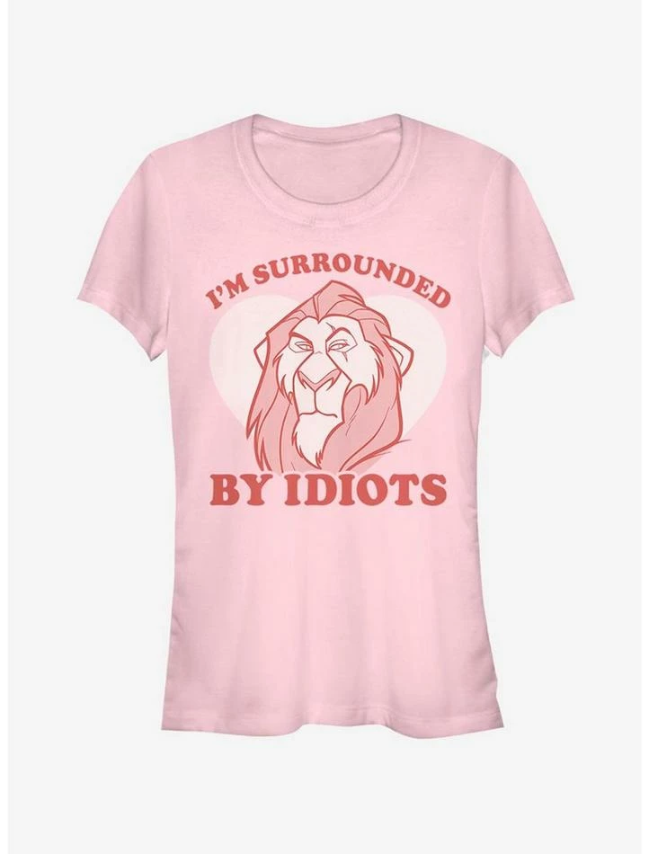 Discount 🌟 Disney The Lion King Surrounded Valentine Girls T-Shirt ⌛ 1 Discount 🌟 Disney The Lion King Surrounded Valentine Girls T-Shirt ⌛