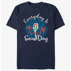 Buy 💯 Disney Pixar Toy Story Forky Snow Day T-Shirt 👏