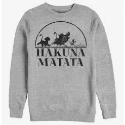 Coupon 🛒 Disney The Lion King Hakuna Matata Sweatshirt ⌛