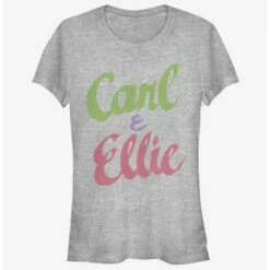Outlet ⌛ Disney Pixar Up Carl And Ellie 🛒 Girls T-Shirt 🥰