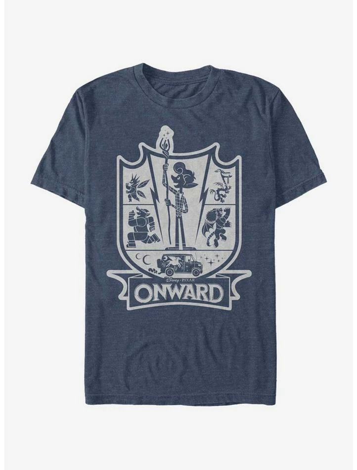 Wholesale 😉 Disney Pixar Onward Onward Crest T-Shirt ❤️ 1 Wholesale 😉 Disney Pixar Onward Onward Crest T-Shirt ❤️