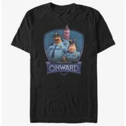 Wholesale 😉 Disney Pixar Onward Police Group T-Shirt 😉