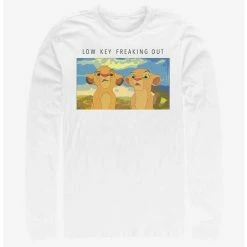Best Pirce ⌛ Disney The Lion King Low Key Lions Long-Sleeve T-Shirt ✔️