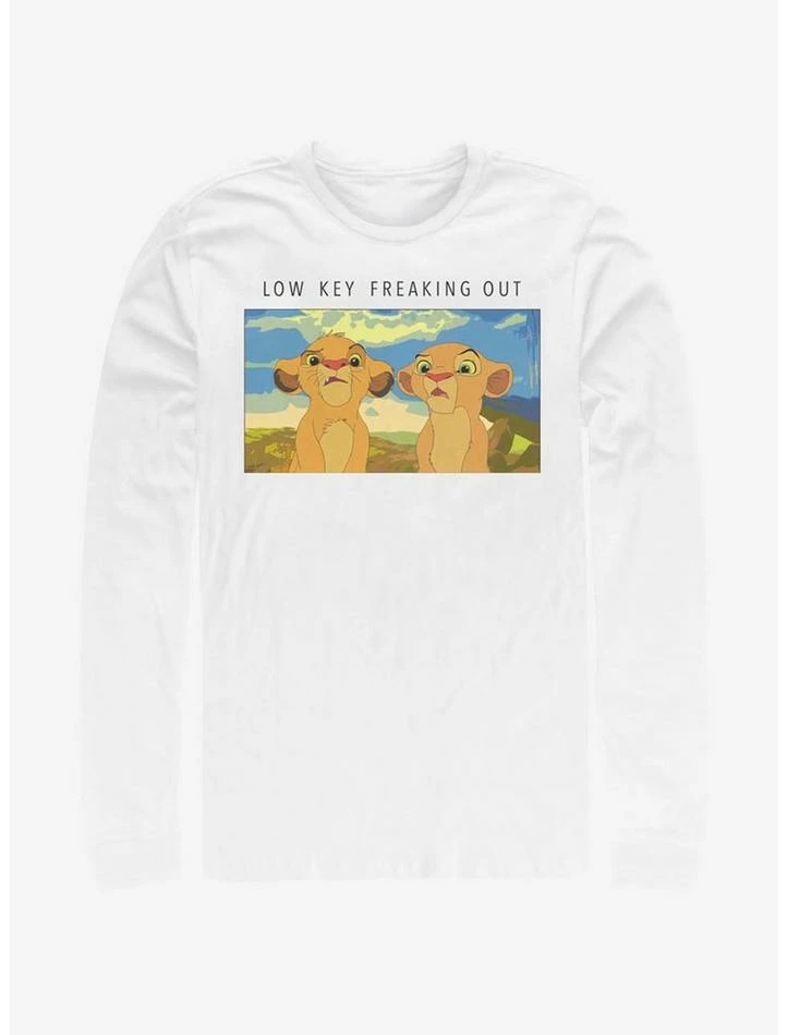 Best Pirce ⌛ Disney The Lion King Low Key Lions Long-Sleeve T-Shirt ✔️ 1 Best Pirce ⌛ Disney The Lion King Low Key Lions Long-Sleeve T-Shirt ✔️