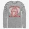 Top 10 🔔 Disney The Lion King Surrounded Valentine Long-Sleeve T-Shirt ✔️