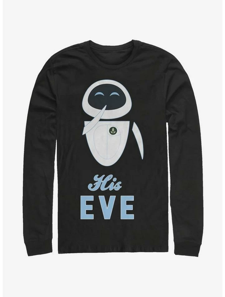 Top 10 🎁 Disney Pixar Wall-E His Eve Long-Sleeve T-Shirt ⌛ 1 Top 10 🎁 Disney Pixar Wall-E His Eve Long-Sleeve T-Shirt ⌛