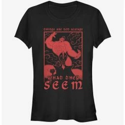 Brand new ✔️ Disney Aladdin Jafar Evil Genie 😉 Girls T-Shirt ✔️