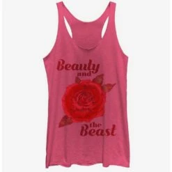 Best Sale ⌛ Disney Beauty And The Beast Beauty Rose 🎉 Girls Tank ⭐