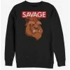 Best deal ❤️ Disney Beauty And The Beast Savage Beast Crew Sweatshirt 🥰