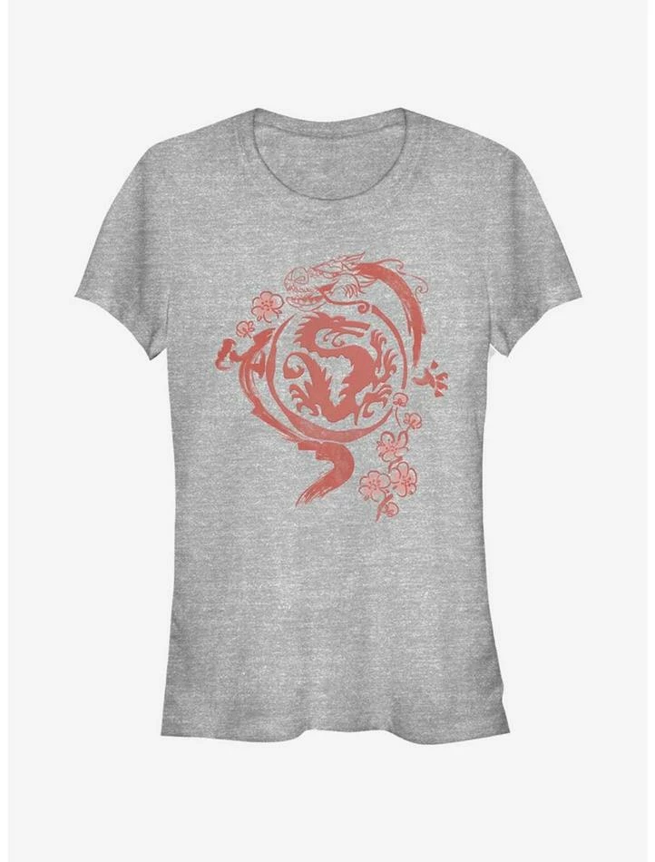 Promo ✔️ Disney Mulan Mushu Ink Wash Girls T-Shirt 👍 1 Promo ✔️ Disney Mulan Mushu Ink Wash Girls T-Shirt 👍