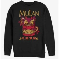 Flash Sale 🎁 Disney Mulan Stone Mushu Crew Sweatshirt 🔔