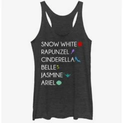 Cheap ❤️ Disney Princess List 🔥 Girls Tank 🔔