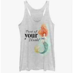Best reviews of 🔔 Disney The Little Mermaid Peaceful Ariel World 🔥 Girls Tank ⌛
