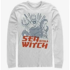 Best Sale 👍 Disney The Little Mermaid Anime Ursula Long-Sleeve T-Shirt 🧨