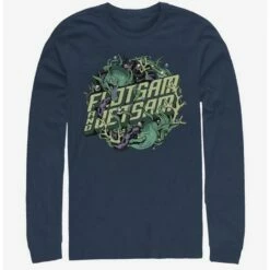 Hot Sale ✔️ Disney The Little Mermaid Flotsam And Jetsam Long-Sleeve T-Shirt ⭐