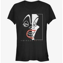 Discount ❤️ Disney Villains Cruella De Vil Cruella Cover 🧨 Girls T-Shirt 👏