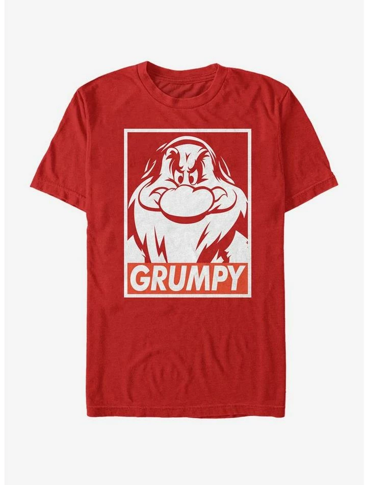 Promo 👏 Disney Snow White And The Seven Dwarfs Grumpy T-Shirt ⌛ 1 Promo 👏 Disney Snow White And The Seven Dwarfs Grumpy T-Shirt ⌛