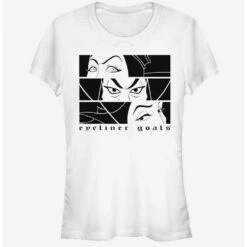 Buy ✨ Disney Villains Villian Eyeliner Goals 🥰 Girls T-Shirt ✔️