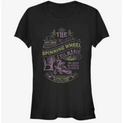 Best deal 🤩 Disney Villains Maleficent Spinning Wheel Girls T-Shirt 💯