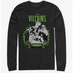 New 💯 Disney Villains Villain Lockup Long-Sleeve T-Shirt ⭐