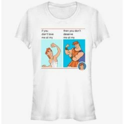 Outlet 😍 Disney Hercules Herc Meme Girls T-Shirt ❤️