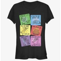 New 🧨 Disney Pixar Inside Out V-Day Cards Girls T-Shirt 🧨
