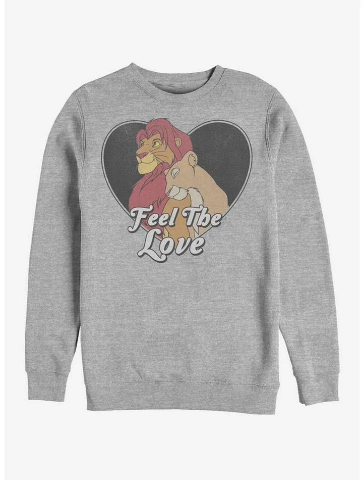 Flash Sale 🔥 Disney The Lion King Feel The Love Crew Sweatshirt 🎉 1 Flash Sale 🔥 Disney The Lion King Feel The Love Crew Sweatshirt 🎉