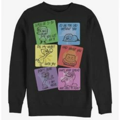 Best Pirce 🎁 Disney Pixar Inside Out V-Day Cards Crew Sweatshirt ❤️