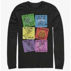 Promo ⌛ Disney Pixar Inside Out V-Day Cards Long-Sleeve T-Shirt 😍