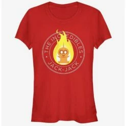 Flash Sale ✔️ Disney Pixar The Incredibles Jack Jack Emblem ⭐ Girls T-Shirt ⭐