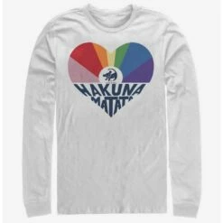 Cheapest 🧨 Disney The Lion King Hakuna Rainbow Long-Sleeve T-Shirt ✨