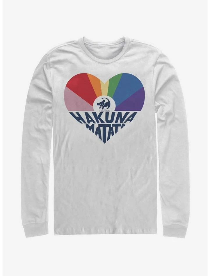 Cheapest 𧨠Disney The Lion King Hakuna Rainbow Long-Sleeve T-Shirt β¨ 1 Cheapest 𧨠Disney The Lion King Hakuna Rainbow Long-Sleeve T-Shirt β¨
