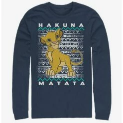 Promo 😉 Disney The Lion King Hakuna Simba Long-Sleeve T-Shirt ✨