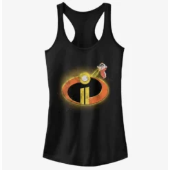 Budget 🥰 Disney Pixar The Incredibles Logo Beam Girls Tank 🧨