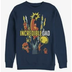 Deals ❤️ Disney Pixar The Incredibles Dad Family Crew Sweatshirt ✔️