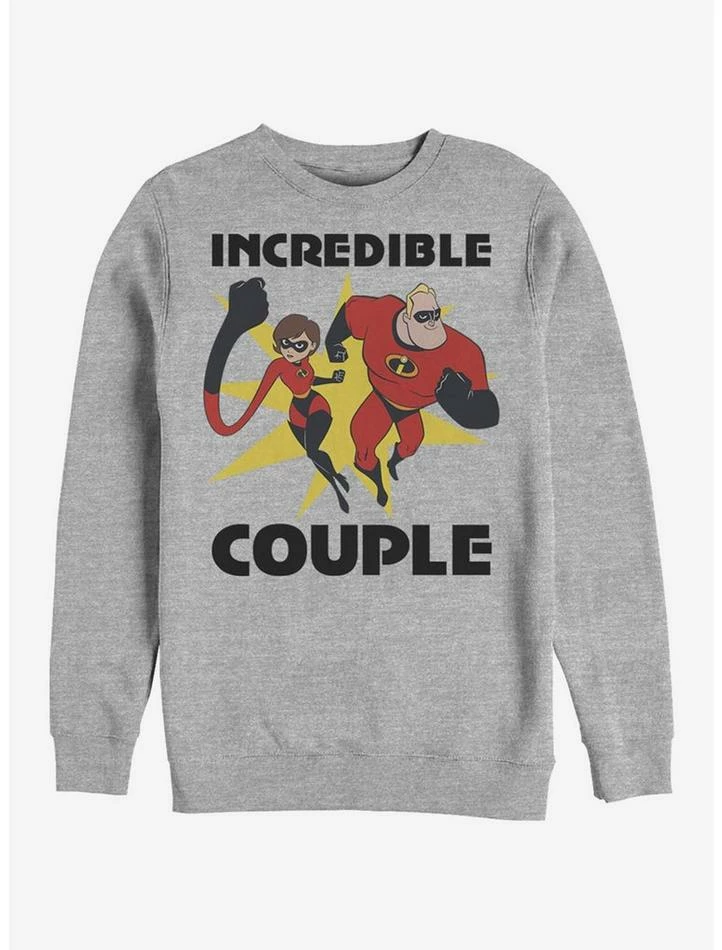 Budget π Disney Pixar The Incredibles Incredible Couple Crew Sweatshirt β 1 Budget π Disney Pixar The Incredibles Incredible Couple Crew Sweatshirt β