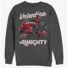 Hot Sale 🧨 Disney Pixar The Incredibles Valentine Almighty Crew Sweatshirt 👍
