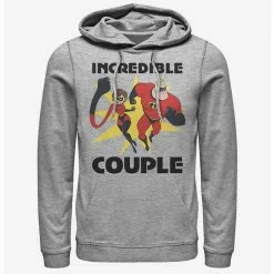 Budget 🎉 Disney Pixar The Incredibles Incredible Couple Hoodie 🔥