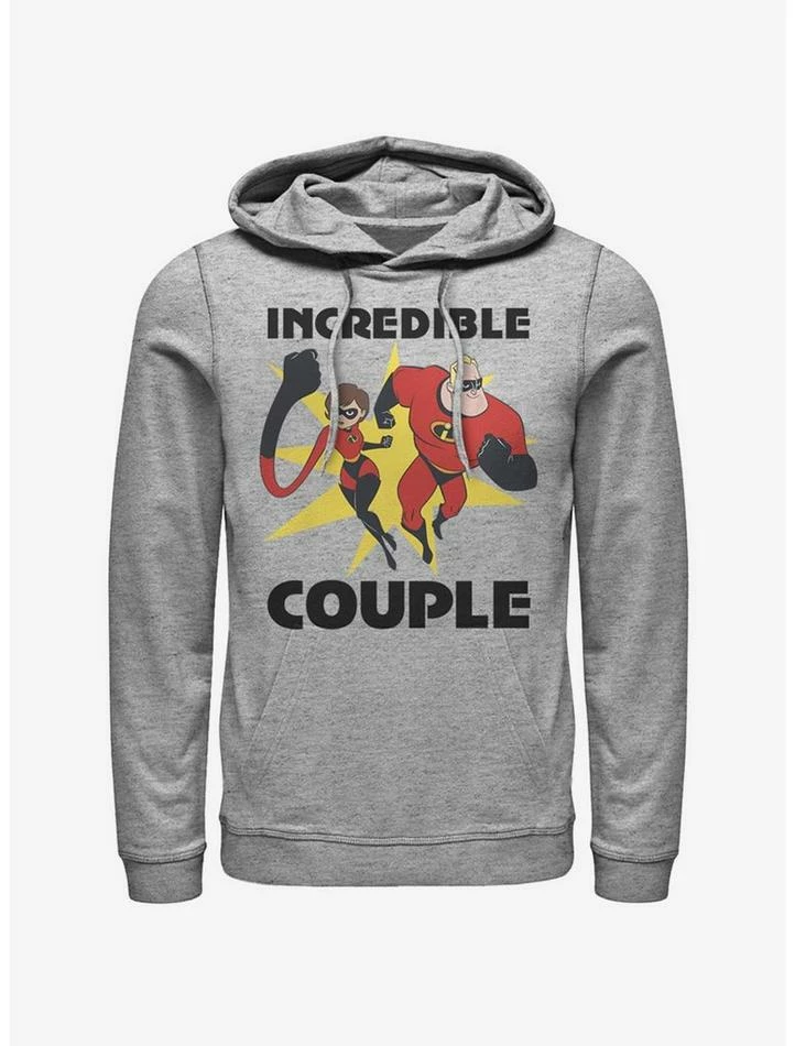 Budget 🎉 Disney Pixar The Incredibles Incredible Couple Hoodie 🔥 1 Budget 🎉 Disney Pixar The Incredibles Incredible Couple Hoodie 🔥