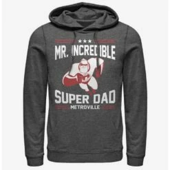 Best Sale 💯 Disney Pixar The Incredibles Sporty Super Dad Hoodie ❤️