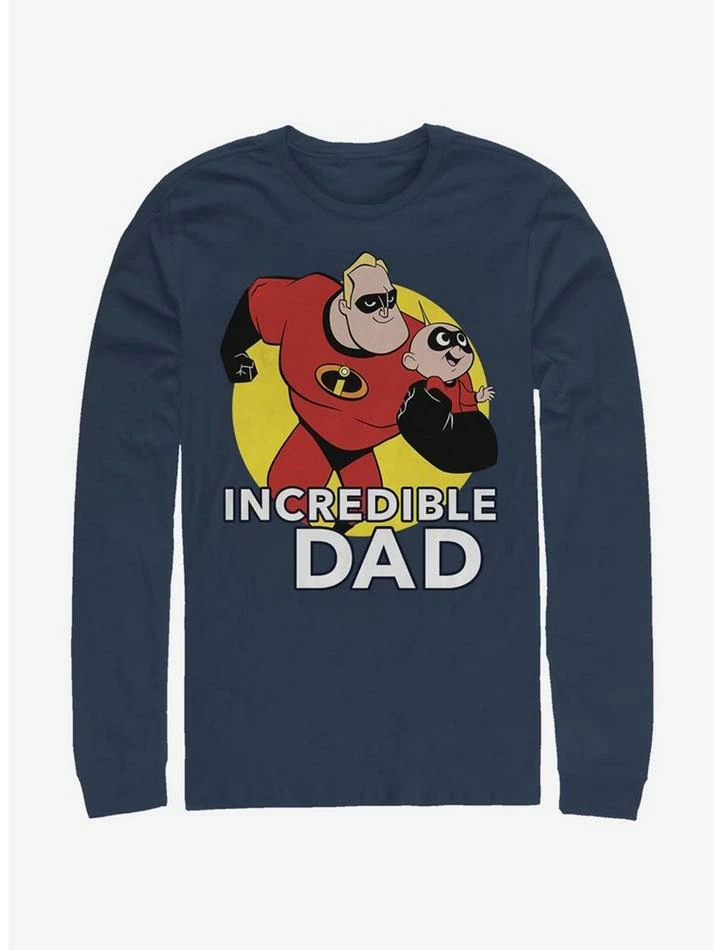 Promo ๐งจ Disney Pixar The Incredibles Best Father Long-Sleeve T-Shirt ๐คฉ 1 Promo ๐งจ Disney Pixar The Incredibles Best Father Long-Sleeve T-Shirt ๐คฉ