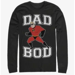 Best reviews of 😍 Disney Pixar The Incredibles Dad Bod Long-Sleeve T-Shirt ✔️