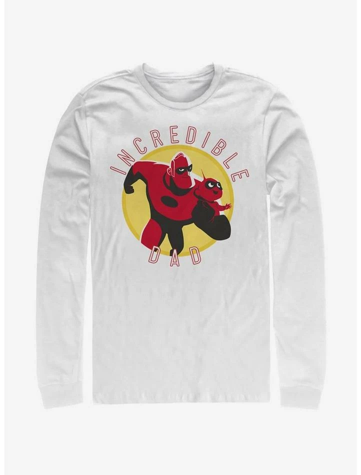 Top 10 🔥 Disney Pixar The Incredibles Incredible Dad Circle Long-Sleeve T-Shirt 😀 1 Top 10 🔥 Disney Pixar The Incredibles Incredible Dad Circle Long-Sleeve T-Shirt 😀
