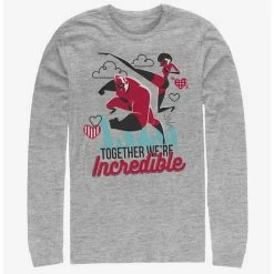 Best Pirce ✔️ Disney Pixar The Incredibles Together Incredible Long-Sleeve T-Shirt ✨